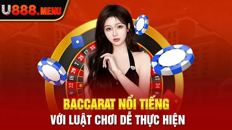 Baccarat nổi tiếng với luật chơi dễ thực hiện