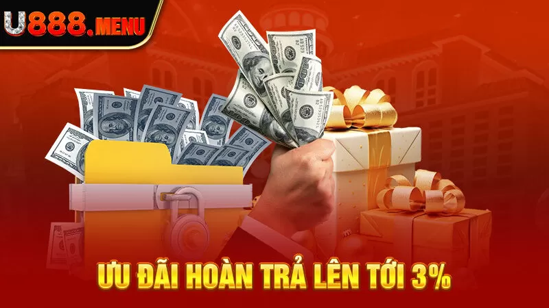 Ưu đãi hoàn trả lên tới 3%