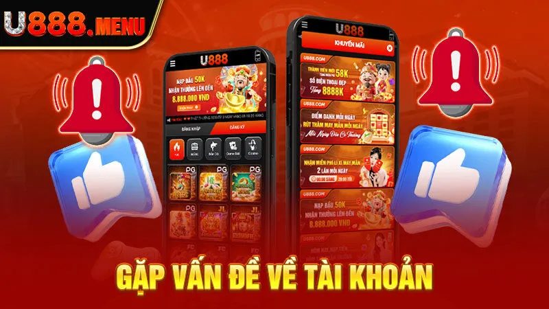 Gặp vấn đề về tài khoản