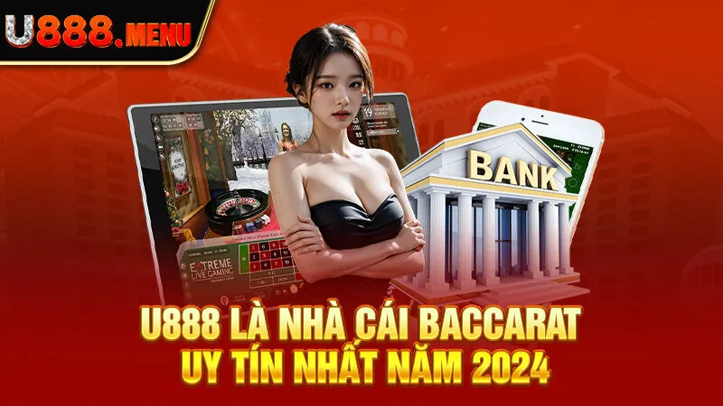 U888 là nhà cái Baccarat uy tín nhất năm 2024